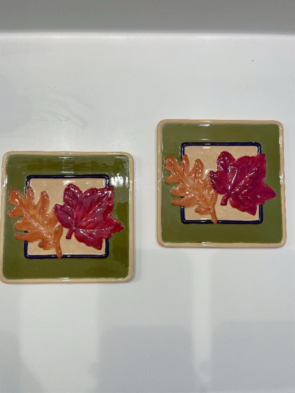 Autumn Leaves Ceramic Wall Decor 🍁